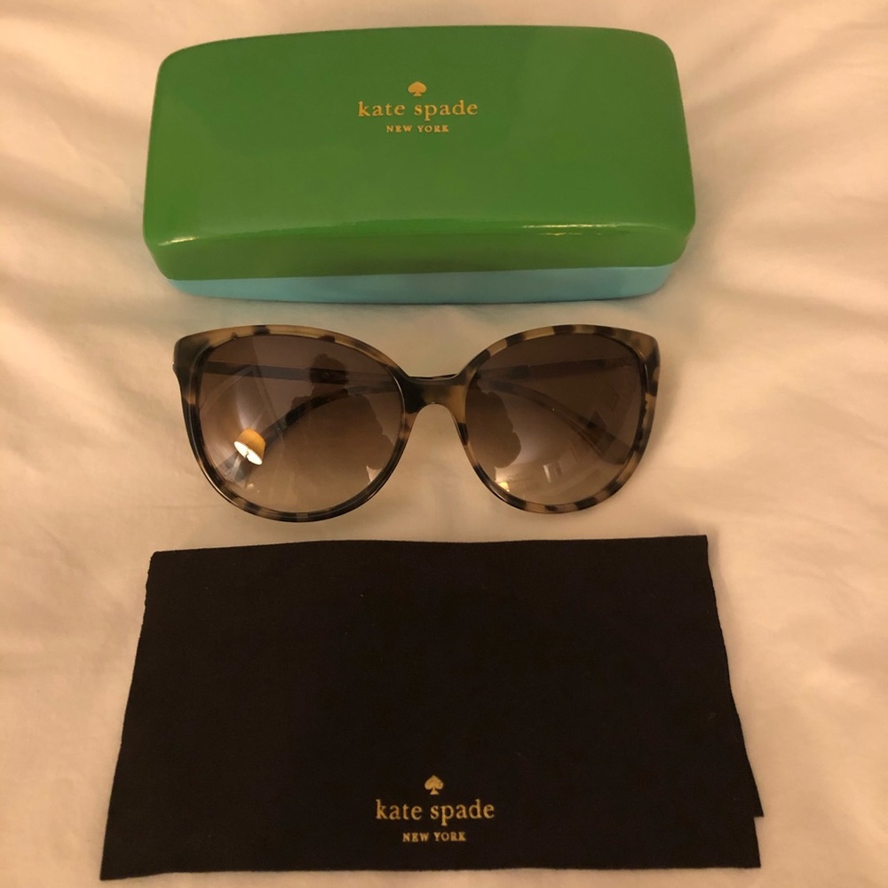Kate Spade round tortoise sunglasses